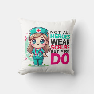 Infirmière Coussin d'appréciation - Les héros port