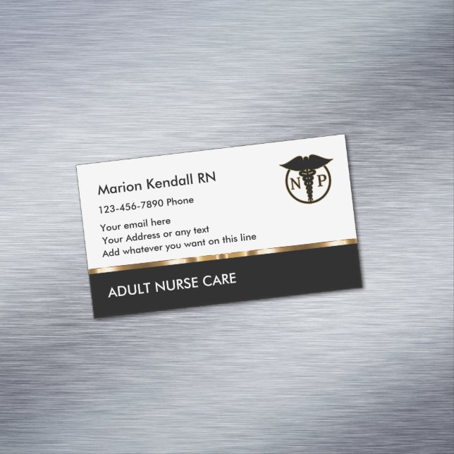 Infirmière de classe Praticien Magnet Carte de vis (In Situ)
