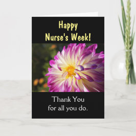 Infirmière de Merci de cartes de voeux de la