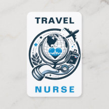 Infirmière de voyage RN, LVN, LPN, Carte de visite