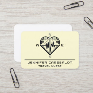 Infirmière de voyage RN, LVN, LPN, Carte de visite