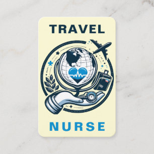 Infirmière de voyage RN, LVN, LPN, Carte de visite