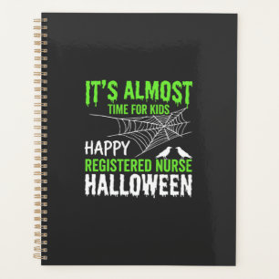 Infirmière diplômée Halloween Toile d'araignée et
