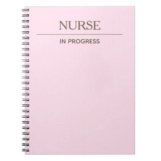 Infirmière En Cours Simple Carnet Pastel Personnal