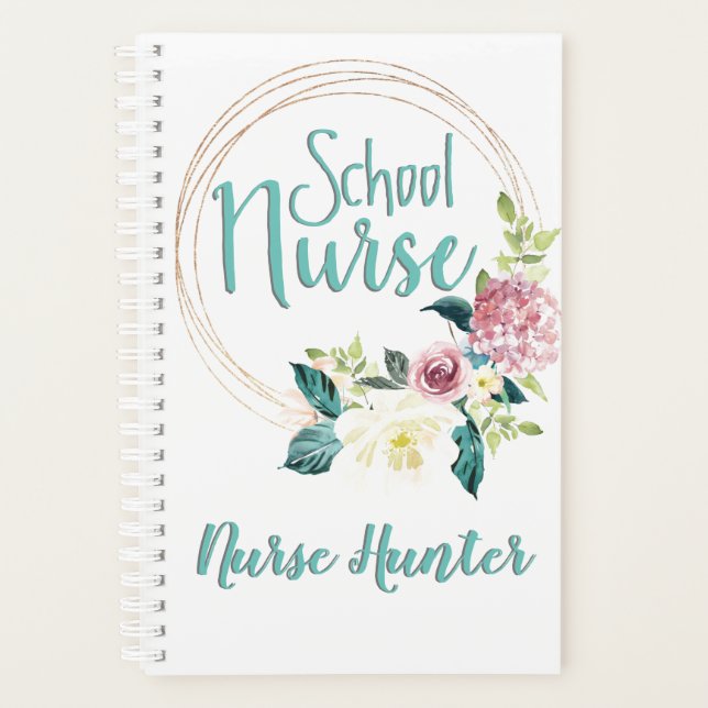 Infirmière florale personnalisée (Devant)