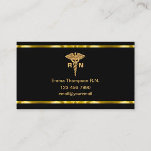 Infirmière inscrite de classe Cartes de visite Méd