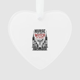 Infirmière le jour sorcière la nuit Design Hallowe