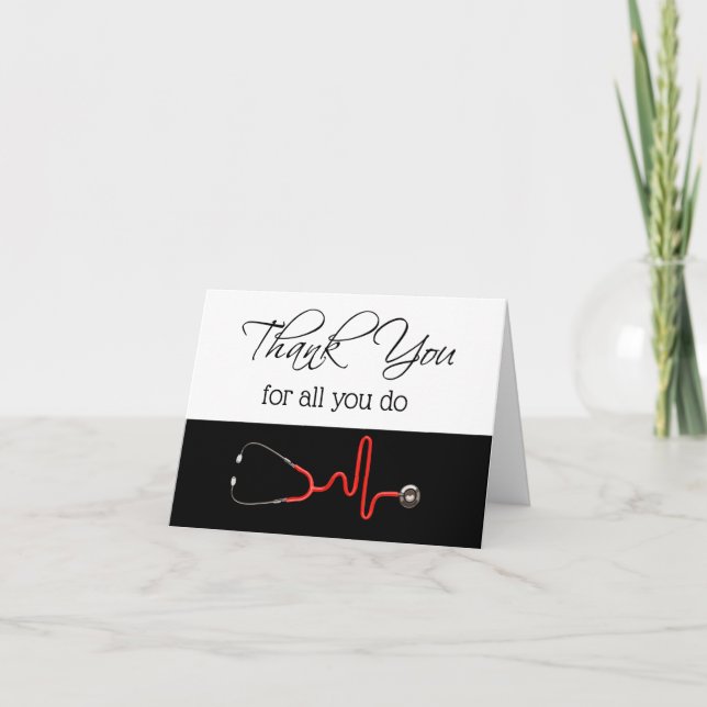 Infirmière Médicale classe Merci Cartes (Devant)