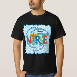 Infirmière ophtalmique Motto t-shirt personnalisé 