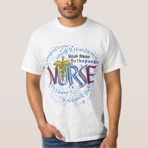 Infirmière orthopédique Motto t-shirt personnalisé