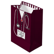 Infirmière ou Docteur Félicitations Moyen sac cade