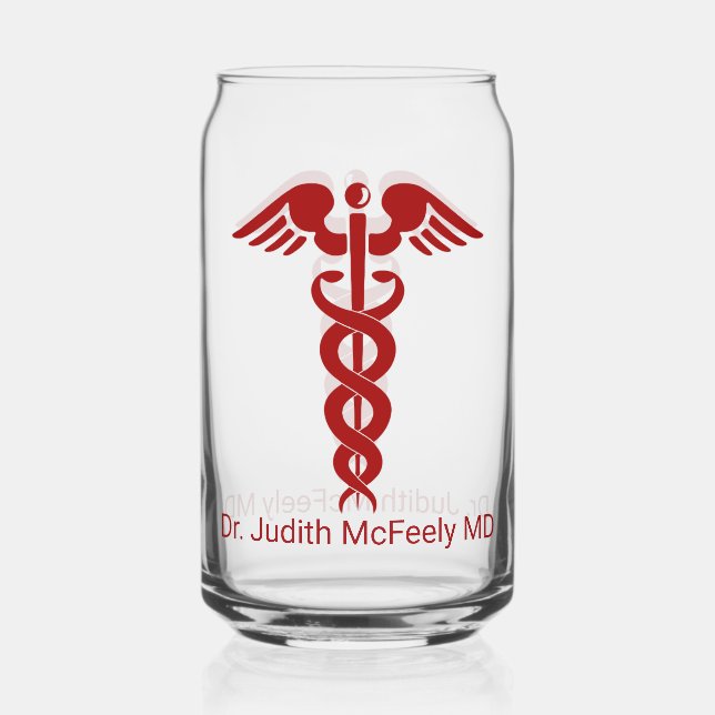 Infirmière ou médecin sur mesure Caduceus (Recto)