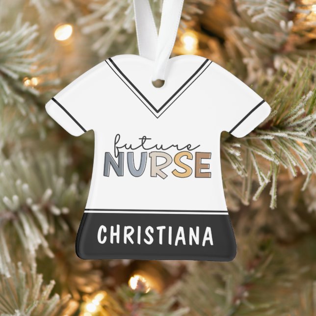 Infirmière personnalisée | Cadeaux étudiants en so (Arbre)