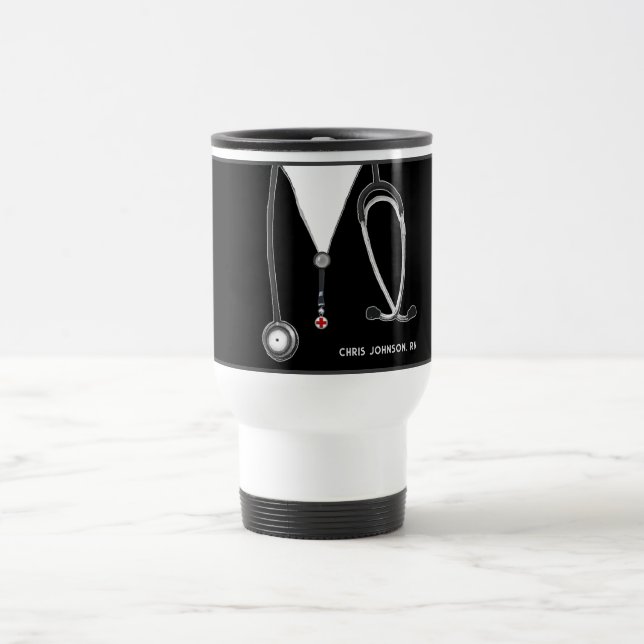 Infirmière personnalisée Collectif Voyage Mug (Centre)