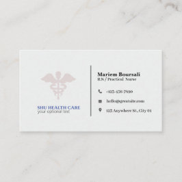 infirmière praticienne carte de visite