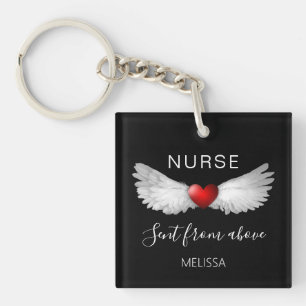 Infirmière Red Heart Angel Wings Nom personnalis