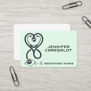 Infirmière RN, LVN, LPN, Carte de visite intérimai