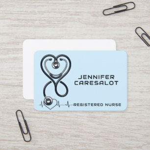 Infirmière RN, LVN, LPN, Carte de visite intérimai