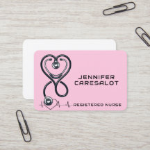 Infirmière RN, LVN, LPN, Carte de visite intérimai