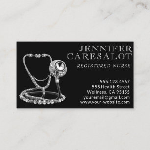 Infirmière RN, LVN, LPN, Carte de visite intérimai