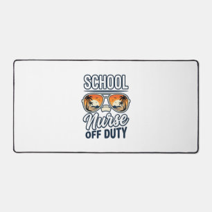 Infirmière scolaire hors service chemise de lunett