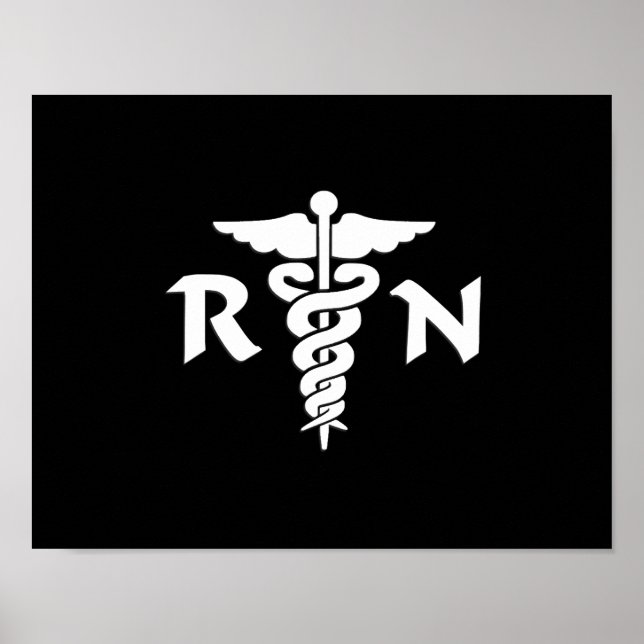Infirmières de la RN et affiche des symboles Médic (Devant)