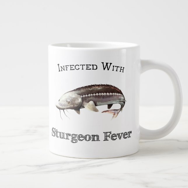 Infiziert mit Sturgeon Fieber Jumbo-Tasse (Rechts)
