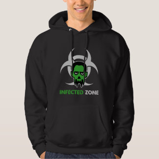 Infizierte Zone Zombie-Warnung Hoodie