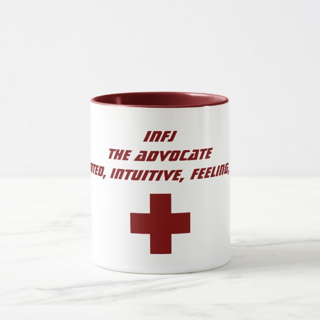 INFJ Advocate Tasse (Zentrum)