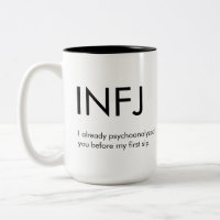 INFJ Déjà psychanalysé vous Mug Gift