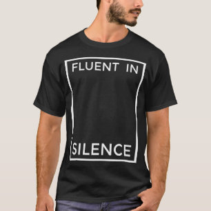 INFJ Fließend in Stille I Introvertiert Schüchtern T-Shirt