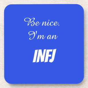 INFJ Hartplastik-Untersetzer Getränkeuntersetzer