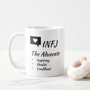 INFJ MBTI Myers-Briggs Typindikator Persönlichkei Kaffeetasse