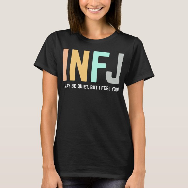 INFJ Personality Type Introvert Funny T-Shirt (Vorderseite)
