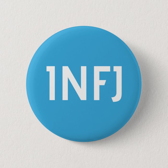 INFJ Teammitglied-Knopf Button (Vorderseite)