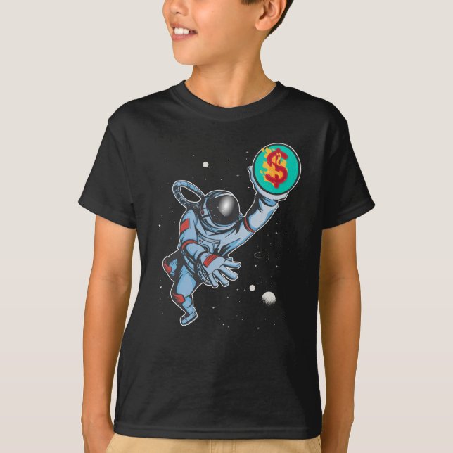 Inflation für den Mondastronauten T-Shirt (Vorderseite)