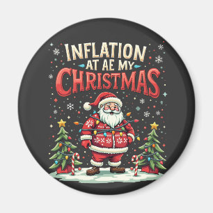 Inflation hat mir Weihnachten Weihnachtsökonomie g Magnet