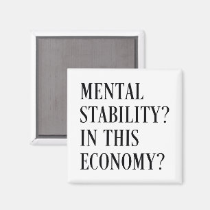Inflation in dieser Wirtschaft lustige Lebensmitte Magnet