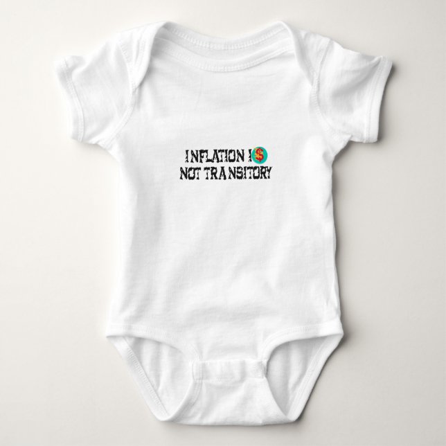 Inflation ist nicht vorübergehend baby strampler (Vorderseite)