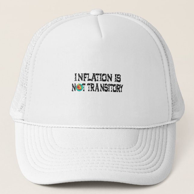 Inflation ist nicht vorübergehend truckerkappe (Vorderseite)
