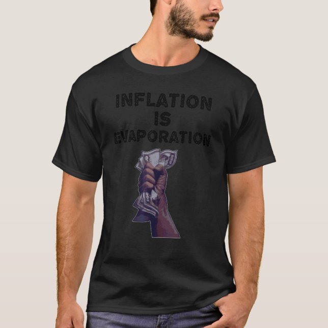 Inflation verschwindet politisch T-Shirt (Vorderseite)