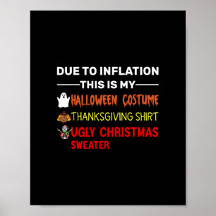 Inflationsbedingt ist dies mein halloween Erntedan Poster