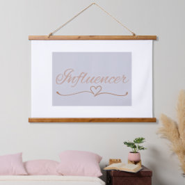 Influencer-Ästhetik, süßes Geburtstagsgeschenk für Wandteppich Mit Holzrahmen