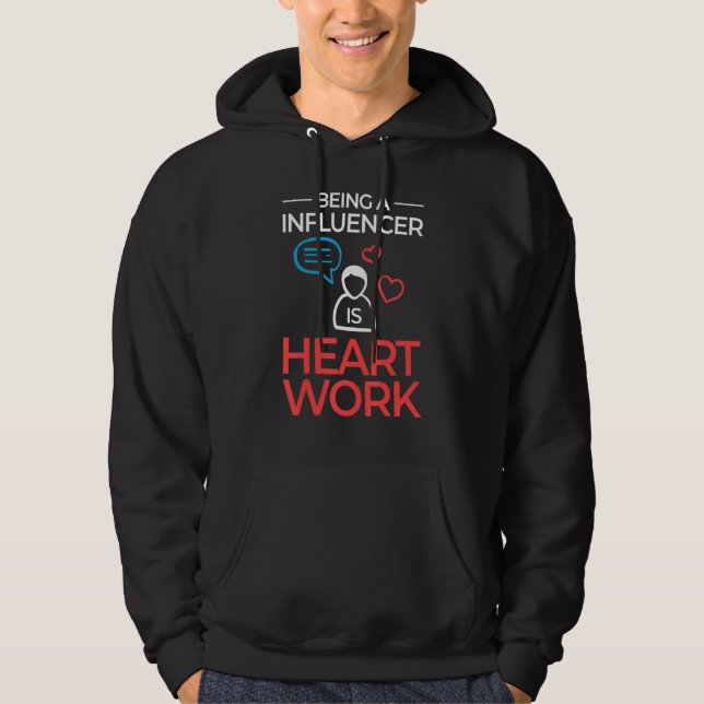 Influencer Content Creator Social Media Specialist Hoodie (Vorderseite)