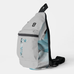 INFLUENCER Sling Bag Trend Abstrakt blau