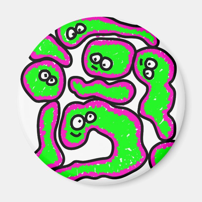 Influenza-Virus Magnet (Vorne)