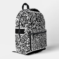 Info-Backpack für benutzerdefinierte QR-Code-Prüfu