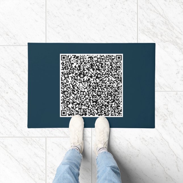Info-Doormat für benutzerdefinierte QR-Code-Prüfun Fußmatte (Indoor)