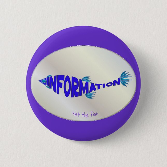 Info-Fische Button (Vorderseite)