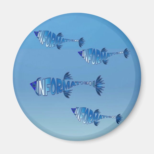 Info Fish Family Magnet (Vorne)